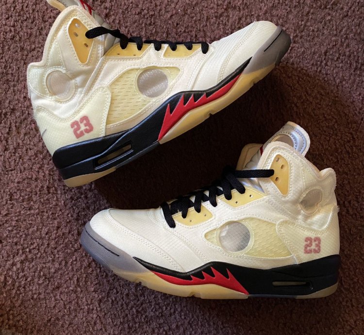 Jordan 5 Off White Sail