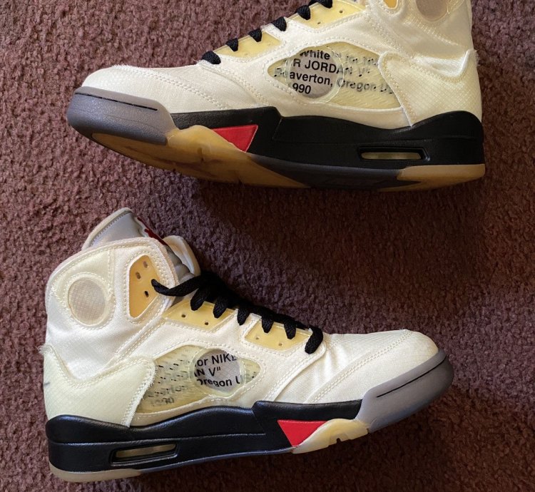 Jordan 5 Off White Sail