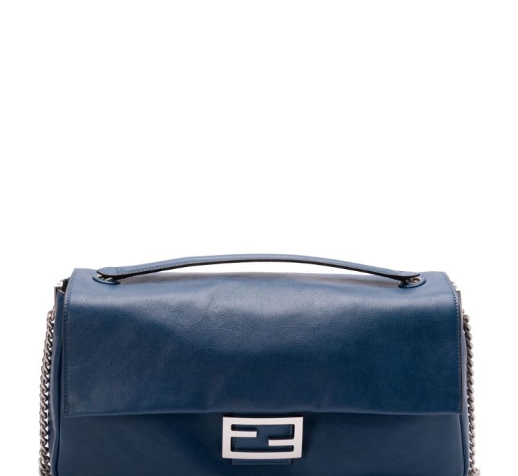 Fendi Leather Baguette Shoulder Bag