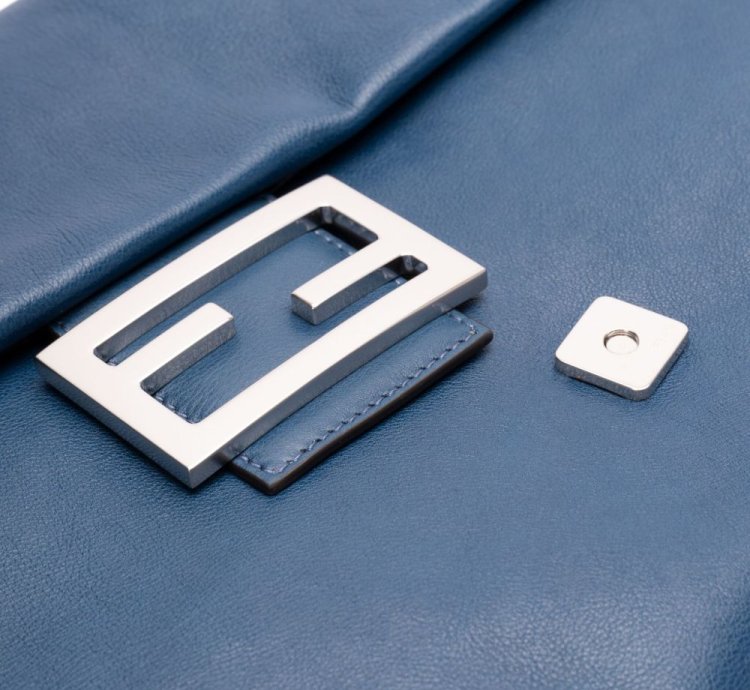 Fendi Leather Baguette Shoulder Bag