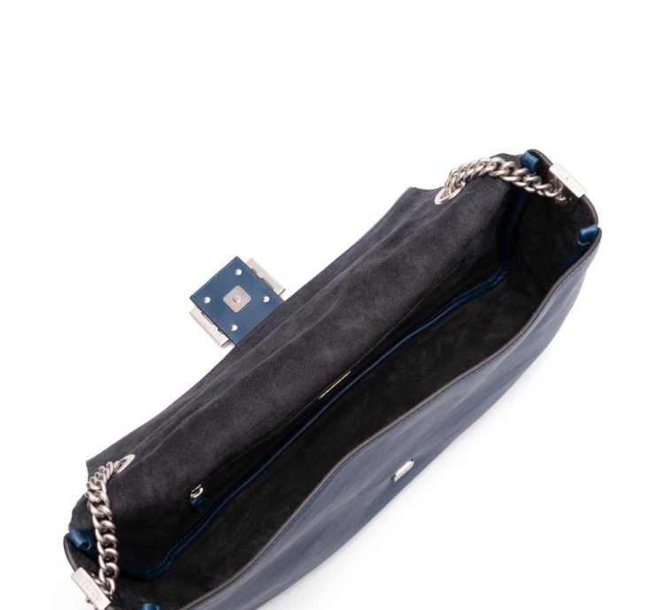 Fendi Leather Baguette Shoulder Bag