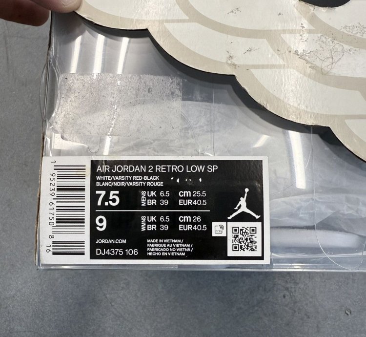 2021 Jordan 2 Retro Low Sp Off-white