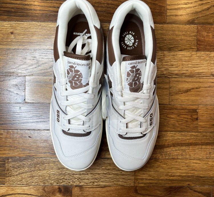 Aim Leon Dore New Balance 550 Brown