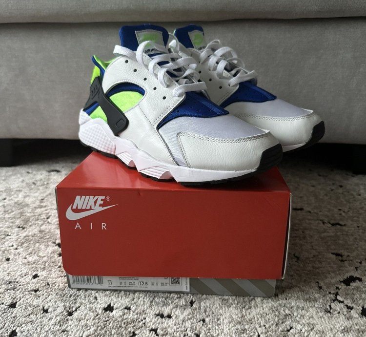 2021 Nike Air Huarache Run Scream Green