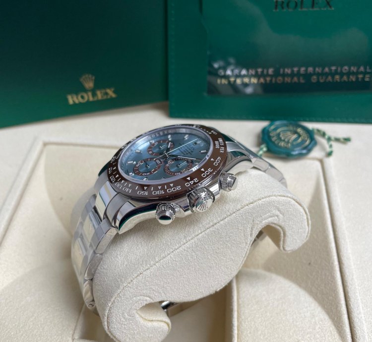 Rolex Daytona Platinum Ice Blue Dial Chronograph 116506