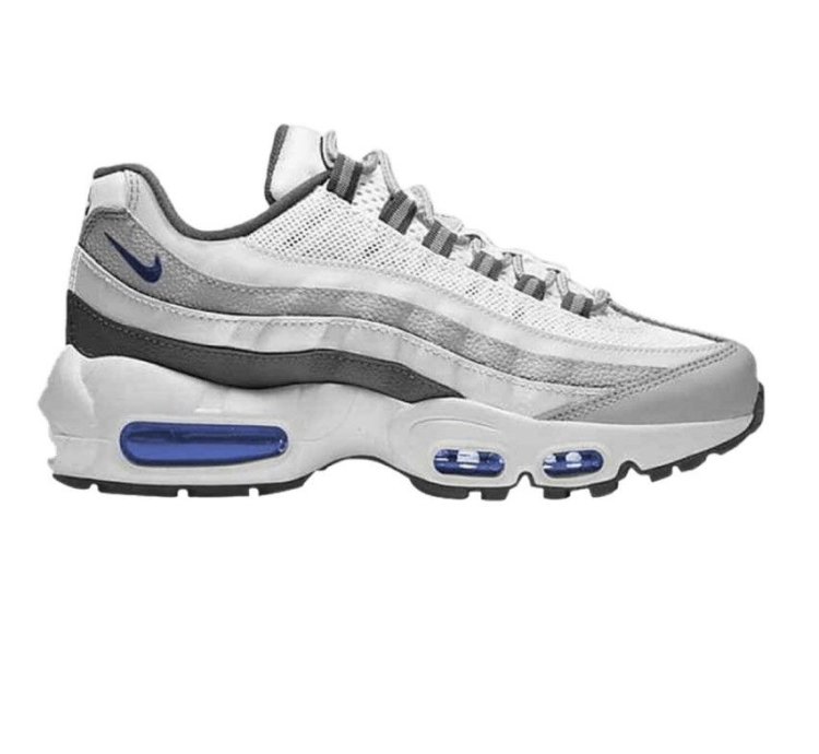 2021 Nike Air Max 95 Recraft Gs White Game Royal