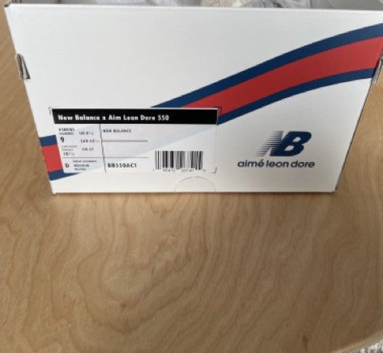 Aim Leon Dore New Balance 550 Grey Suede Size 9