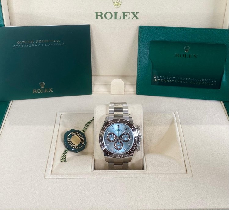 Rolex Daytona Platinum Ice Blue Dial Unworn 2023