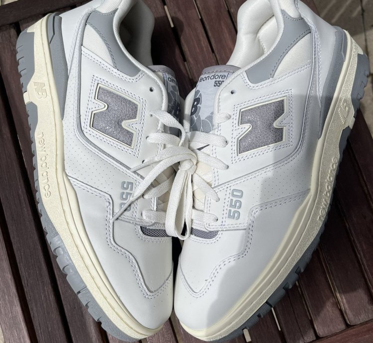 Aim Leon Dore New Balance 550 Silver
