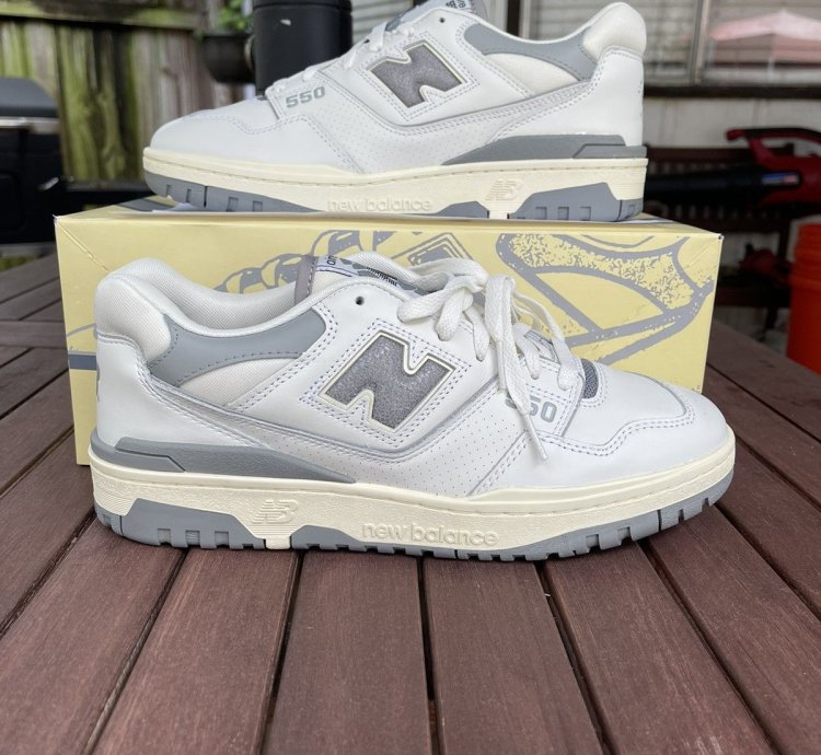 Aim Leon Dore New Balance 550 Silver