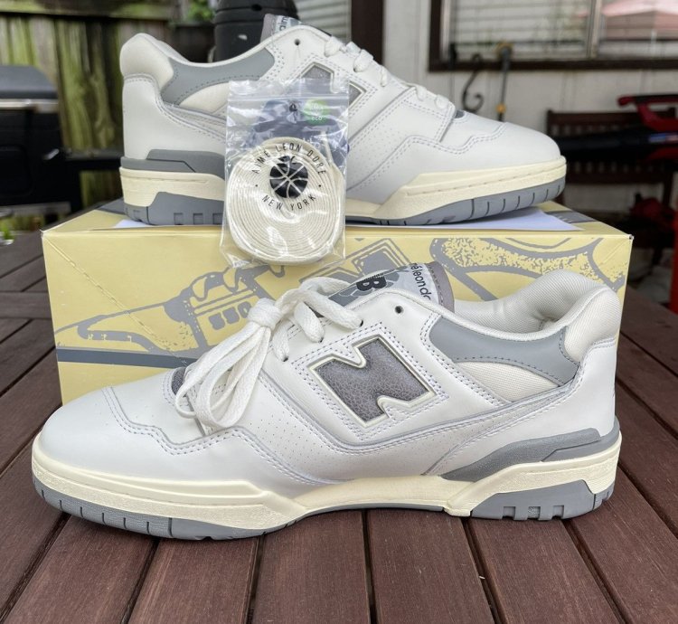 Aim Leon Dore New Balance 550 Silver