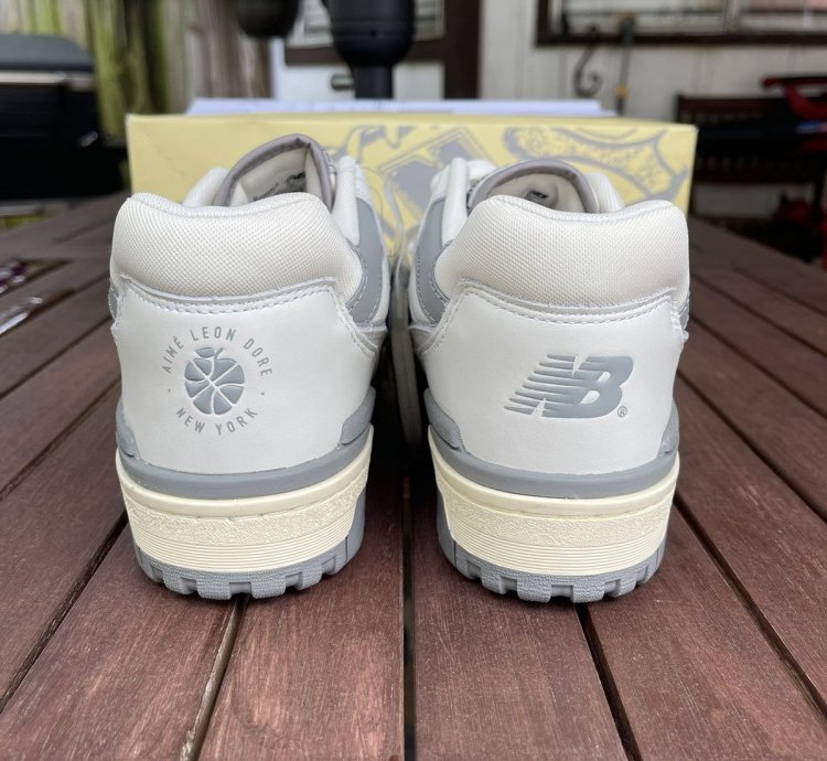 Aim Leon Dore New Balance 550 Silver
