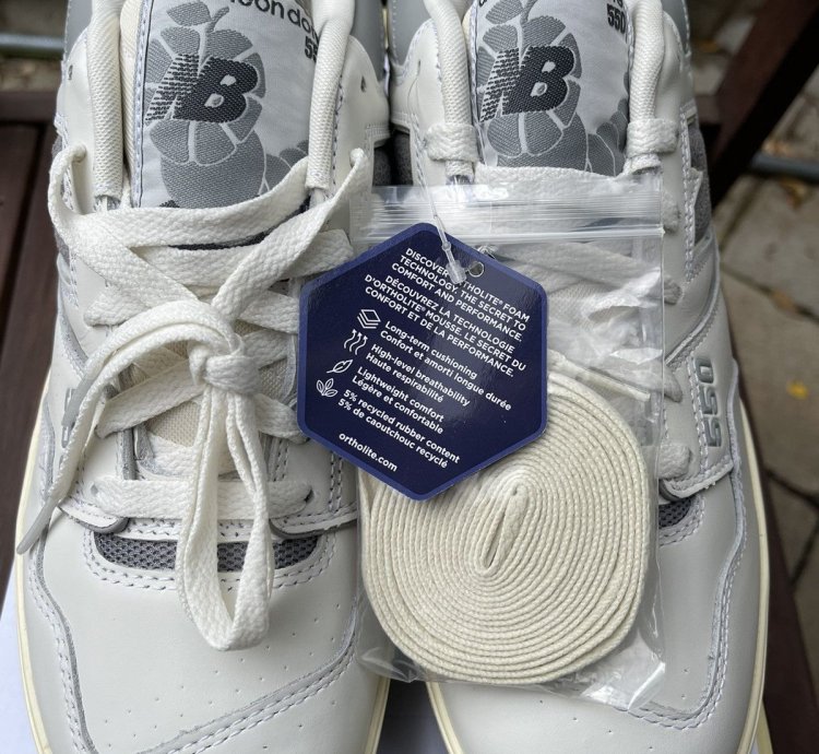 Aim Leon Dore New Balance 550 Silver
