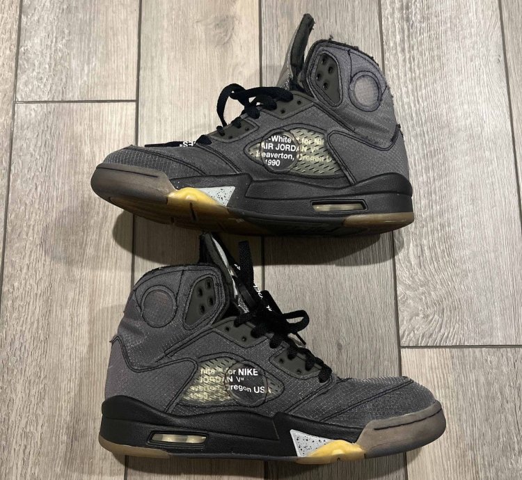 Jordan 5 Off White Size 8