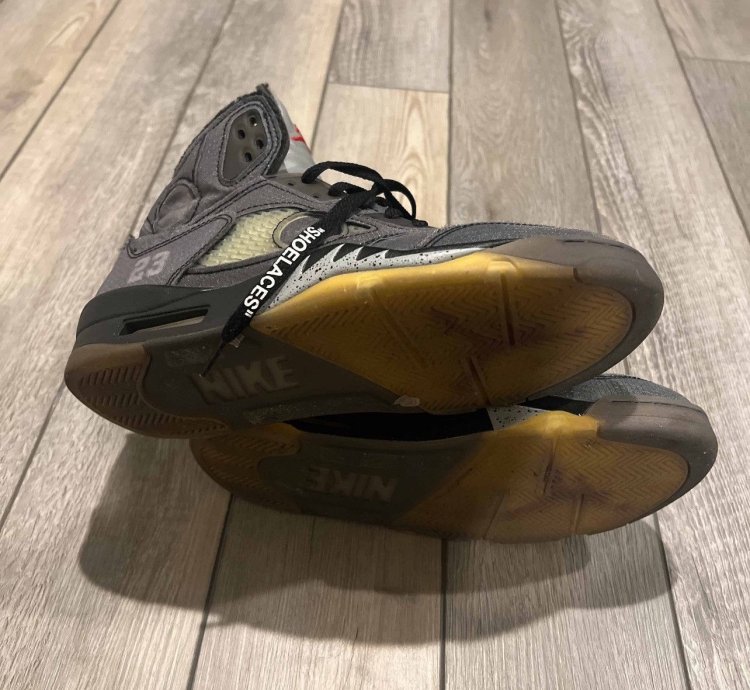 Jordan 5 Off White Size 8