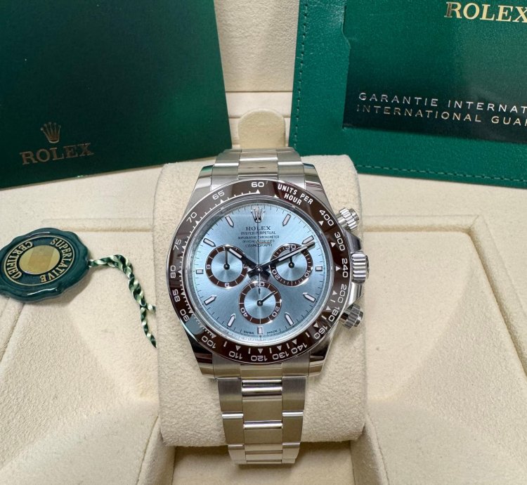 Rolex Daytona Platinum Ice Blue Dial Unworn 2024