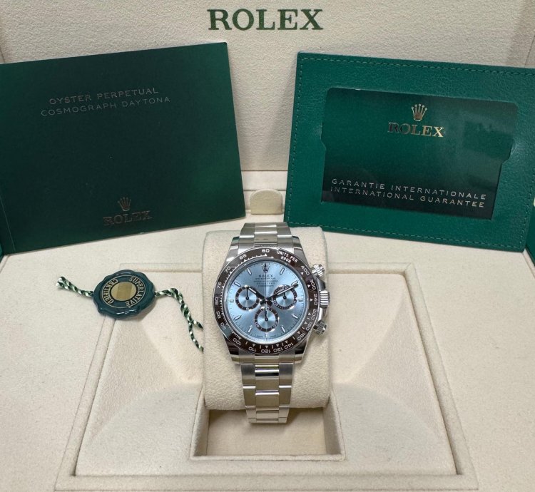 Rolex Daytona Platinum Ice Blue Dial Unworn 2024