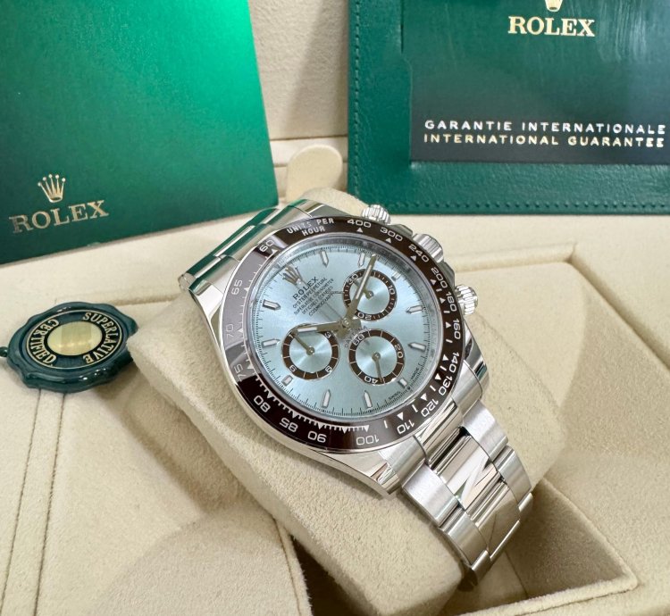 Rolex Daytona Platinum Ice Blue Dial Unworn 2024