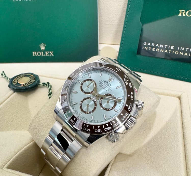 Rolex Daytona Platinum Ice Blue Dial Unworn 2024