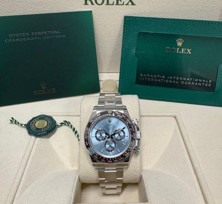 Rolex Daytona Platinum Ice Blue Dial Unworn 2024