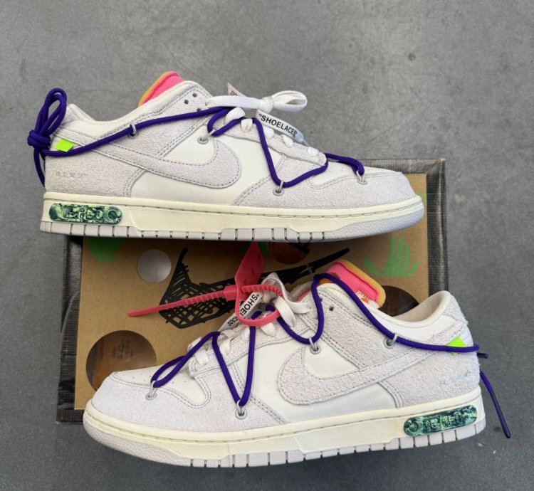 2021 Nike Dunk Low Off White 15 Of 50 Sail Neutral Grey