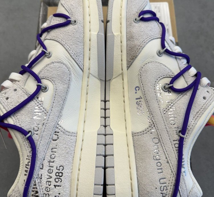 2021 Nike Dunk Low Off White 15 Of 50 Sail Neutral Grey