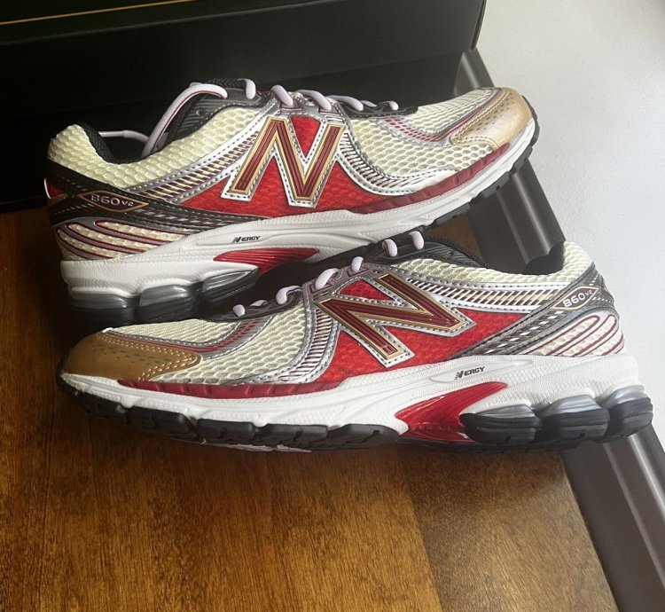 Aim Leon Dore New Balance 860 V2 Red
