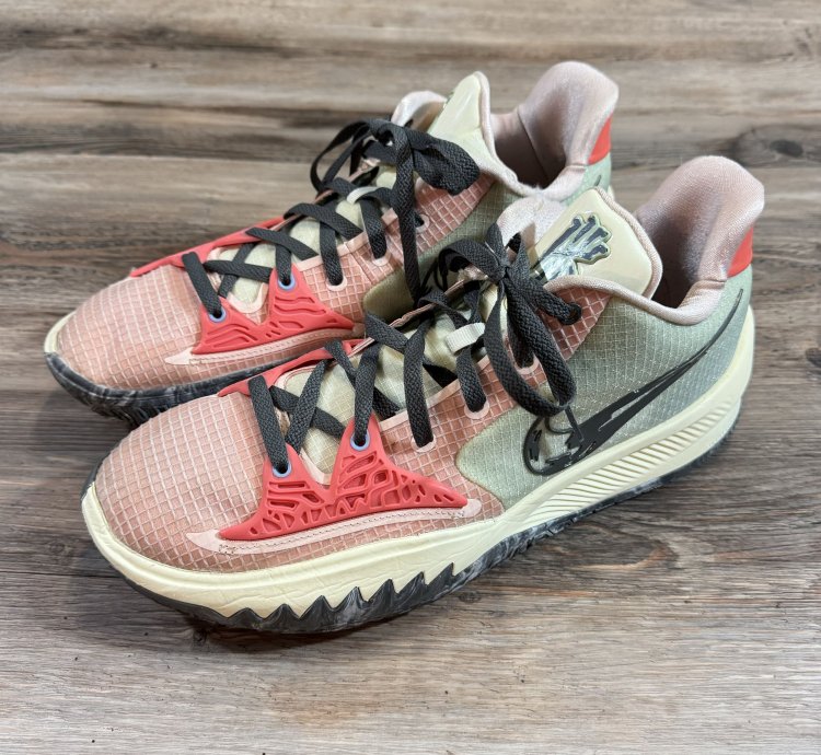 2021 Nike Kyrie Irving 4 Low Pale Coral Pink Sharktooth