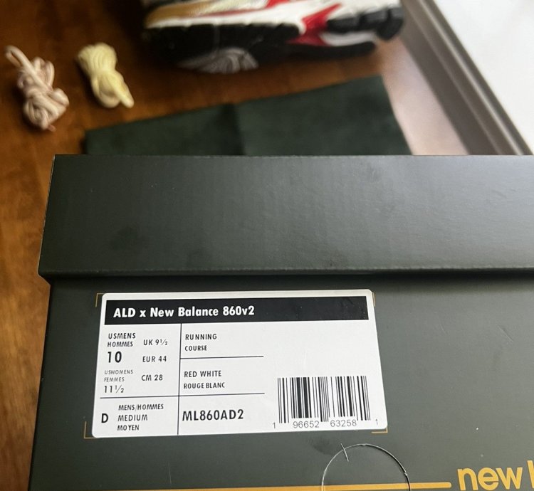 Aim Leon Dore New Balance 860 V2 Red