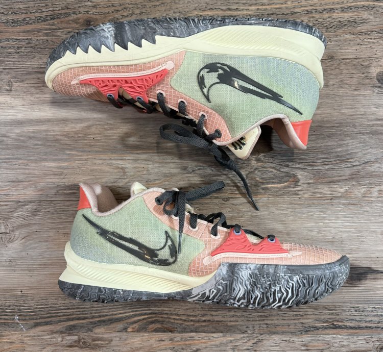 2021 Nike Kyrie Irving 4 Low Pale Coral Pink Sharktooth