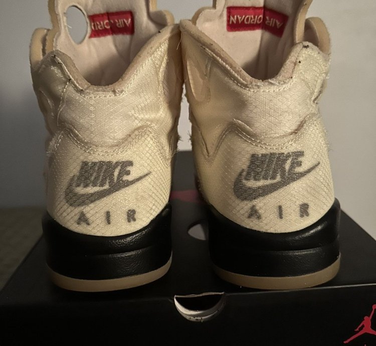 Jordan 5 Off-white Sail
