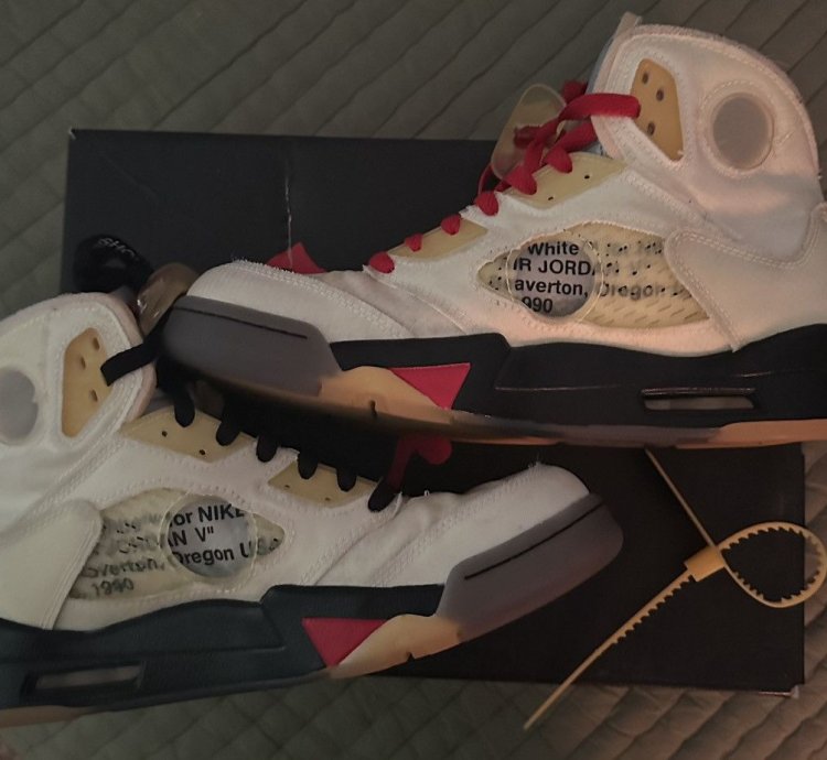 Jordan 5 Off-white Sail