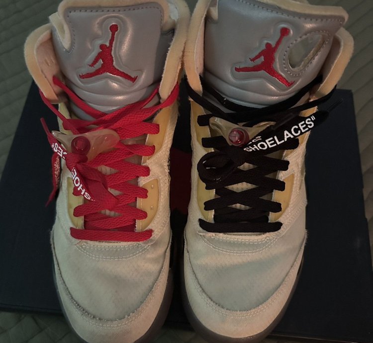 Jordan 5 Off-white Sail