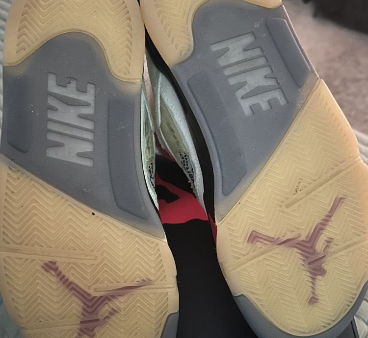 Jordan 5 Off-white Sail