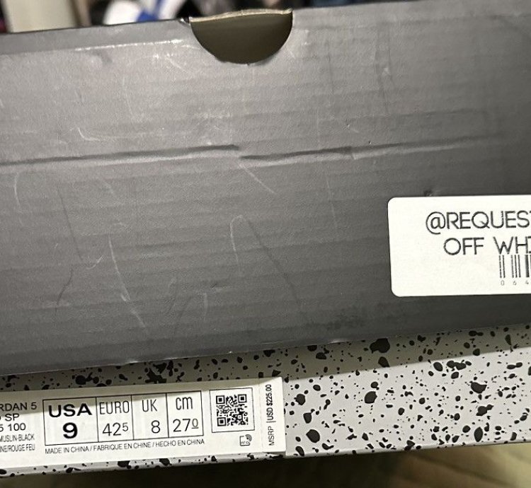 Jordan 5 Off-white Sail