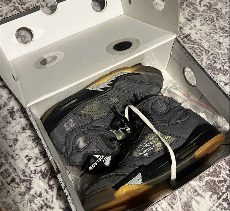 Jordan 5 Off-white Sail Muslin
