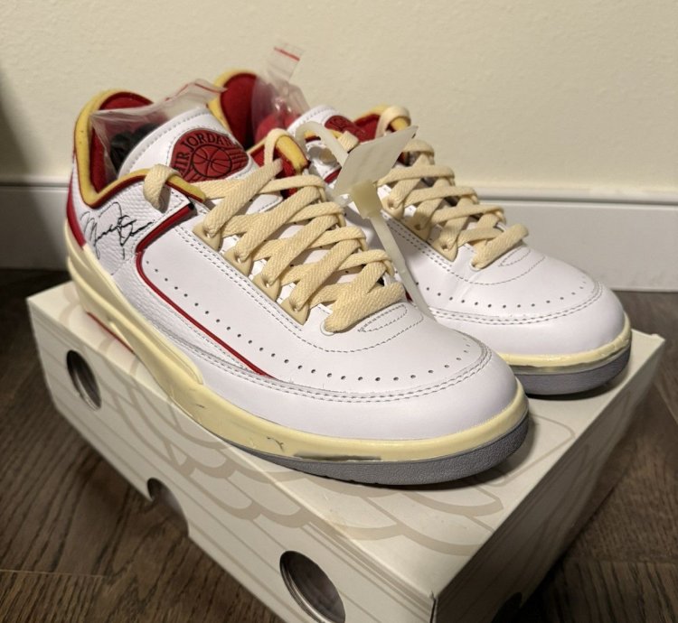 2021 Off White Air Jordan 2 Ii Retro Low Sp