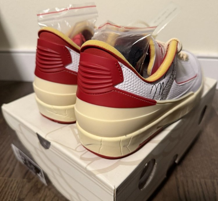 2021 Off White Air Jordan 2 Ii Retro Low Sp
