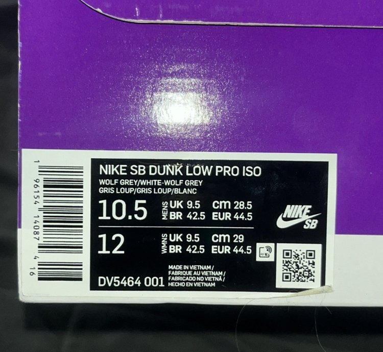 Nike Sb Dunk Low wolf Grey