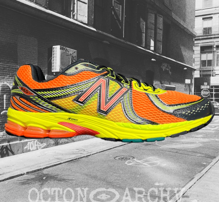 Aim Leon Dore New Balance 860v2 Orange