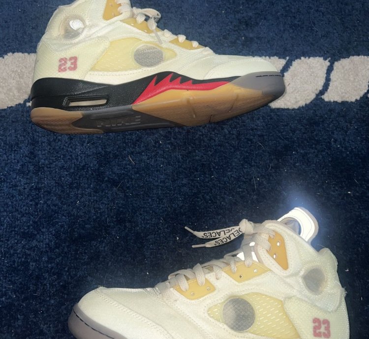 Jordan 5 Off-white Sp Sail Size 9 5
