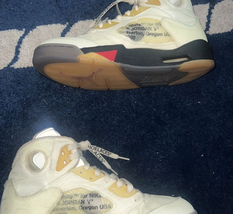 Jordan 5 Off-white Sp Sail Size 9 5
