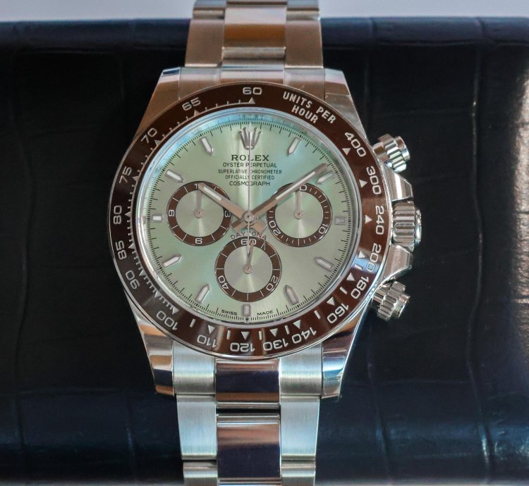 Rolex Daytona Platinum Platona 126506 Unworn 2024 40mm Full Set Display Caseback Ice Blue