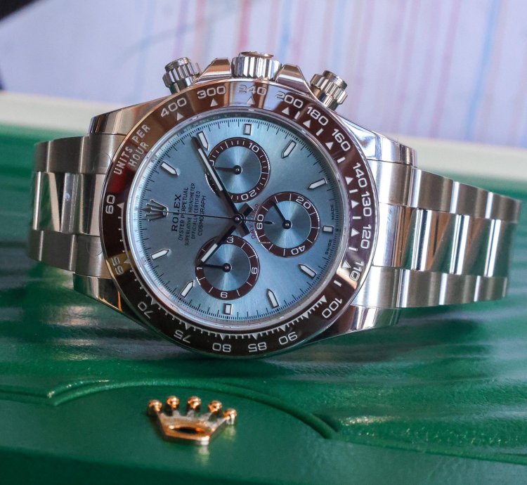 Rolex Daytona Platinum Platona 126506 Unworn 2024 40mm Full Set Display Caseback Ice Blue