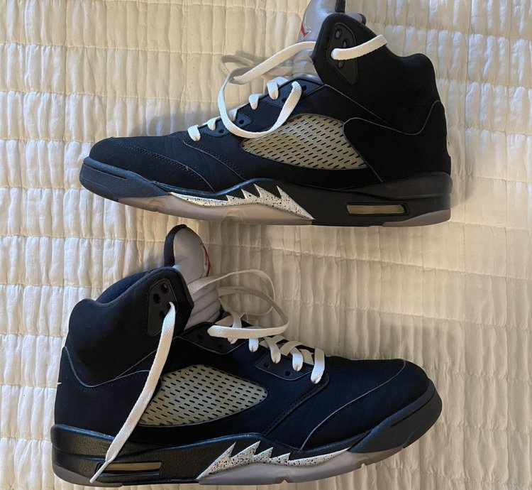 Jordan 5 Og Metallic Black 2016 Size 14