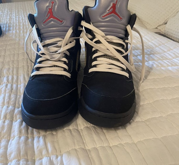 Jordan 5 Og Metallic Black 2016 Size 14