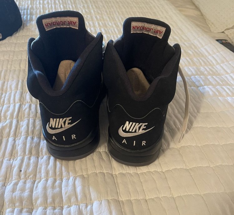 Jordan 5 Og Metallic Black 2016 Size 14
