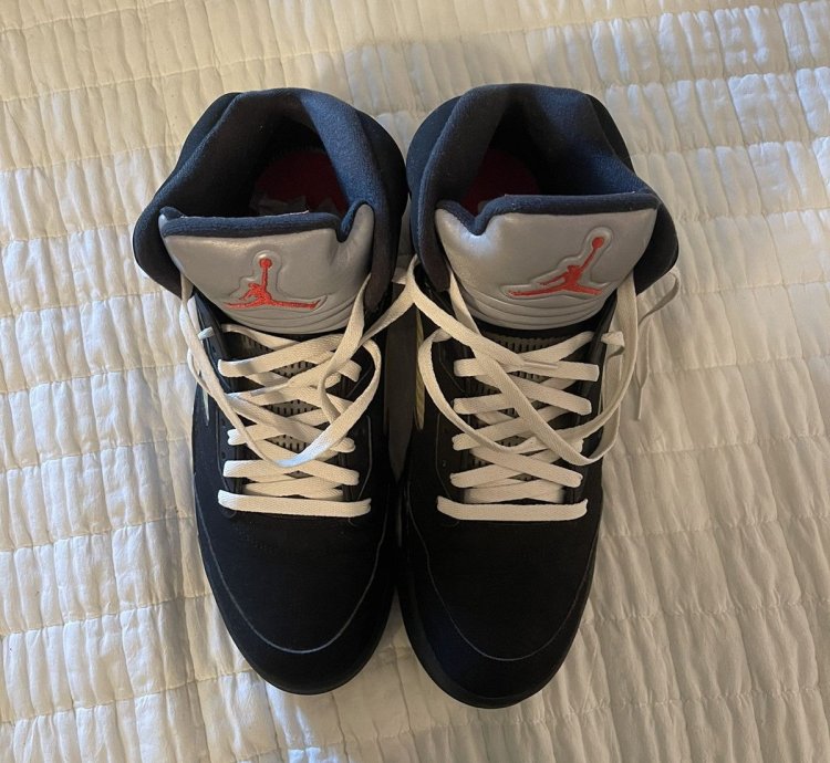 Jordan 5 Og Metallic Black 2016 Size 14