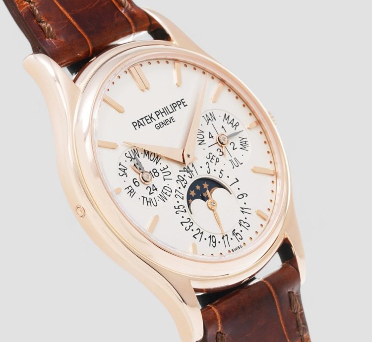 Patek Philippe Perpetual Calendar 5140r Calendar 18k Rose Gold Ivory Dial