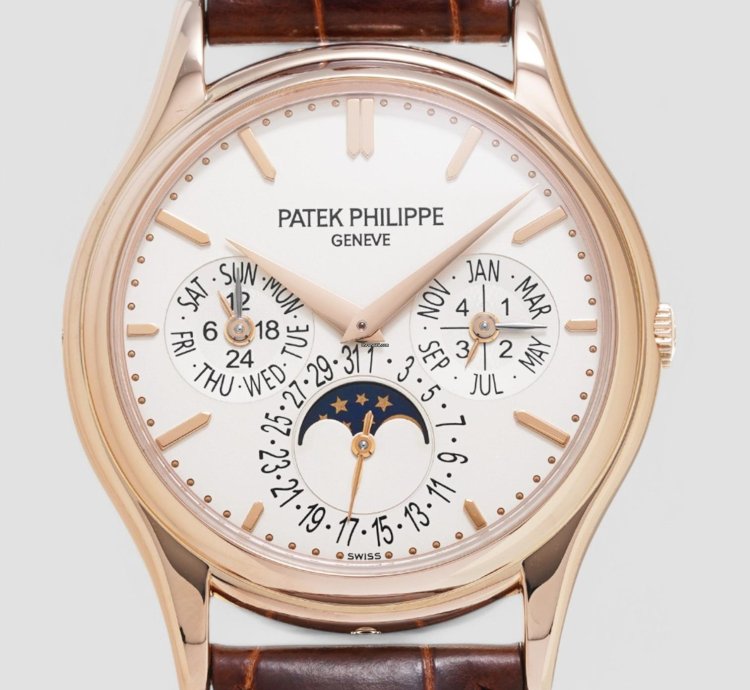 Patek Philippe Perpetual Calendar 5140r Calendar 18k Rose Gold Ivory Dial